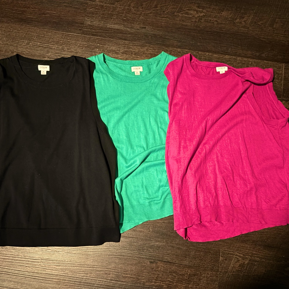 Like new J Crew Sweater Tanks